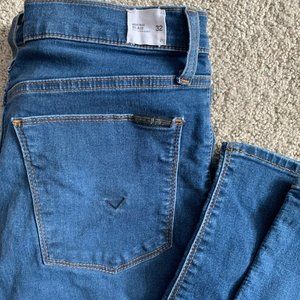 Medium blue super skinny jeggings